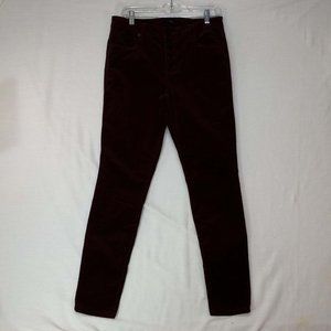 Edyson‎ Haylee High Rise Skinny Corduroy Pants, 29
